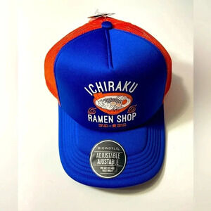 Naruto - Shippuden Collection - Ichiraku Ramen Shop Hat - Blue &  Orange - OSFM